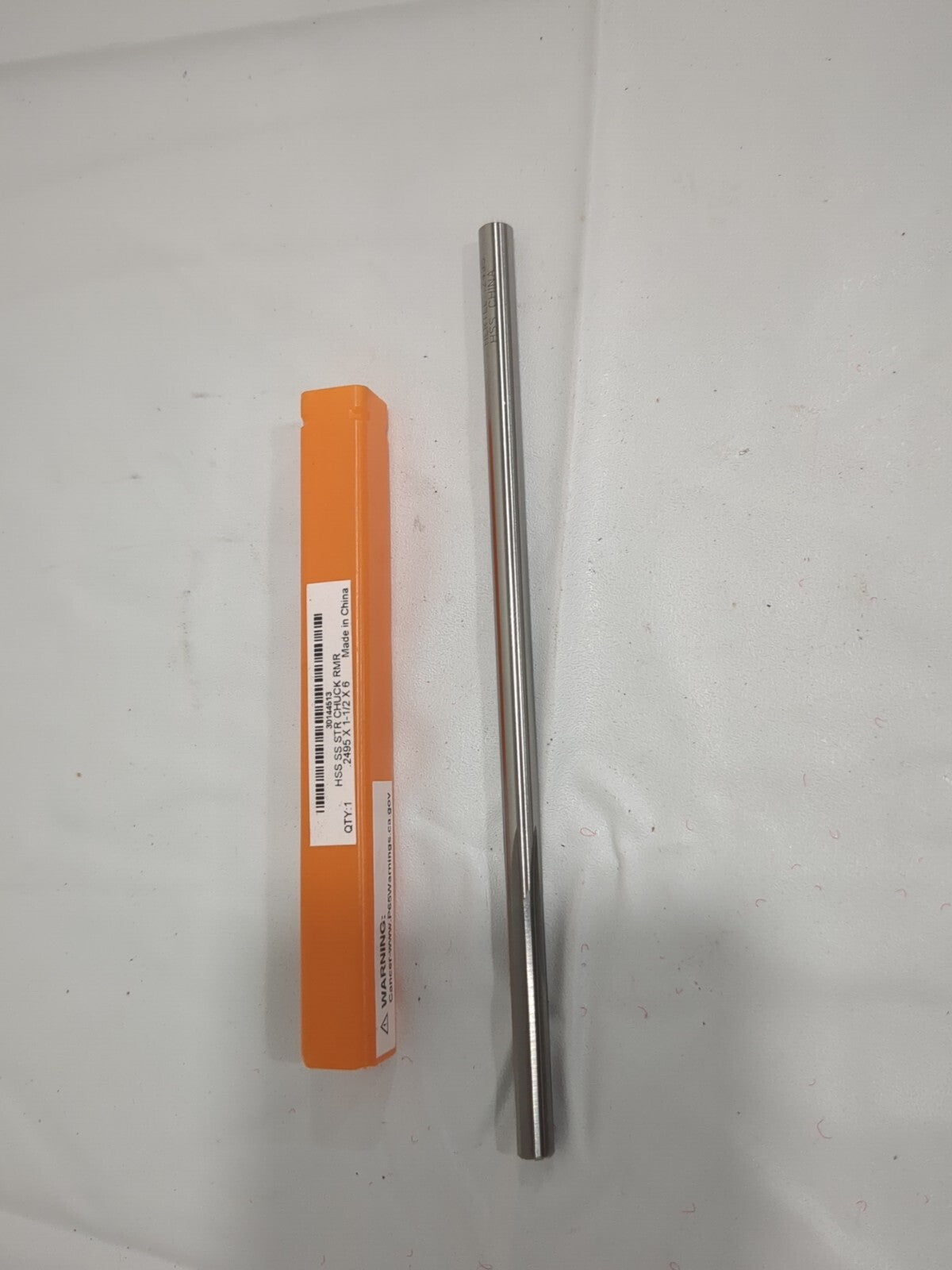 HERTEL Chucking Reamer: 0.2495" Dia, 6" OAL HSS 2558252