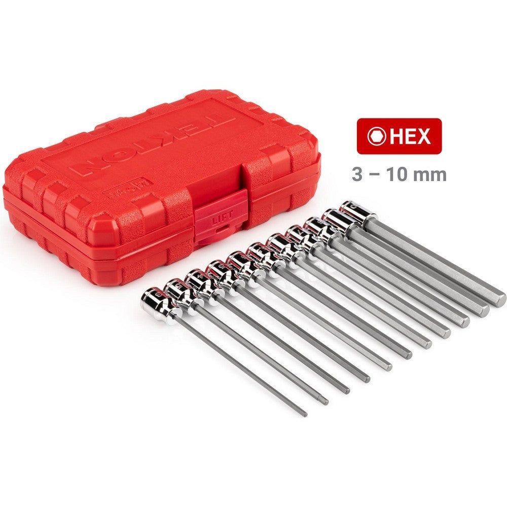 Tekton Hex & Torx Long Bit Socket Set Drive Size (Inch) 3/8 SHB91314