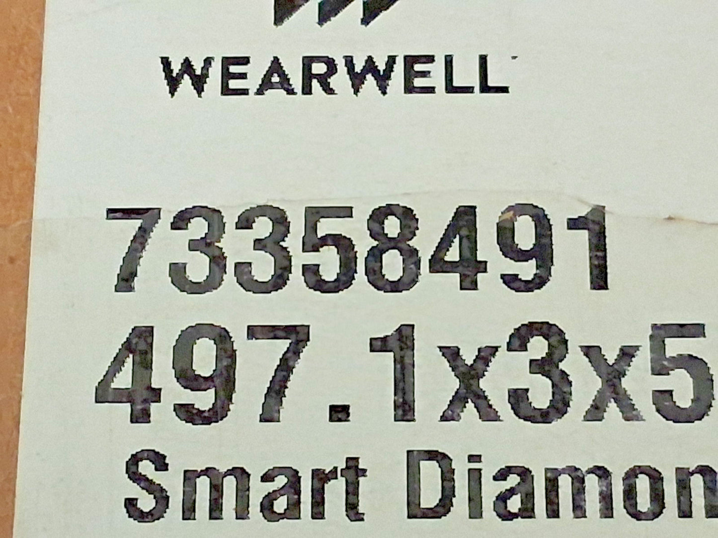 Wearwell Beveled Edges Anti-Fatigue Mat 5Ft L 3Ft W 1" Thick 73358491