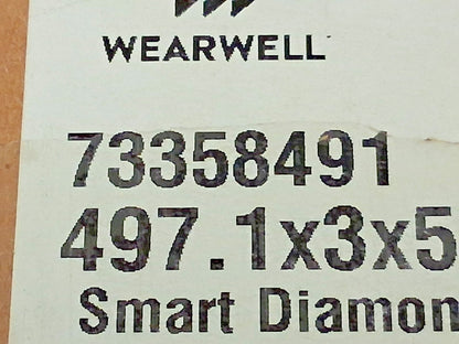 Wearwell Beveled Edges Anti-Fatigue Mat 5Ft L 3Ft W 1" Thick 73358491