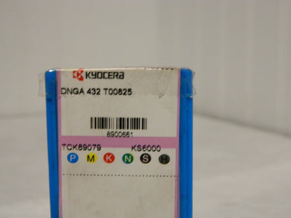 Kyocera Ceramic Turning Insert DNGA432 T00825 Grade-A65 AI203/TiC Qty 5 8900661