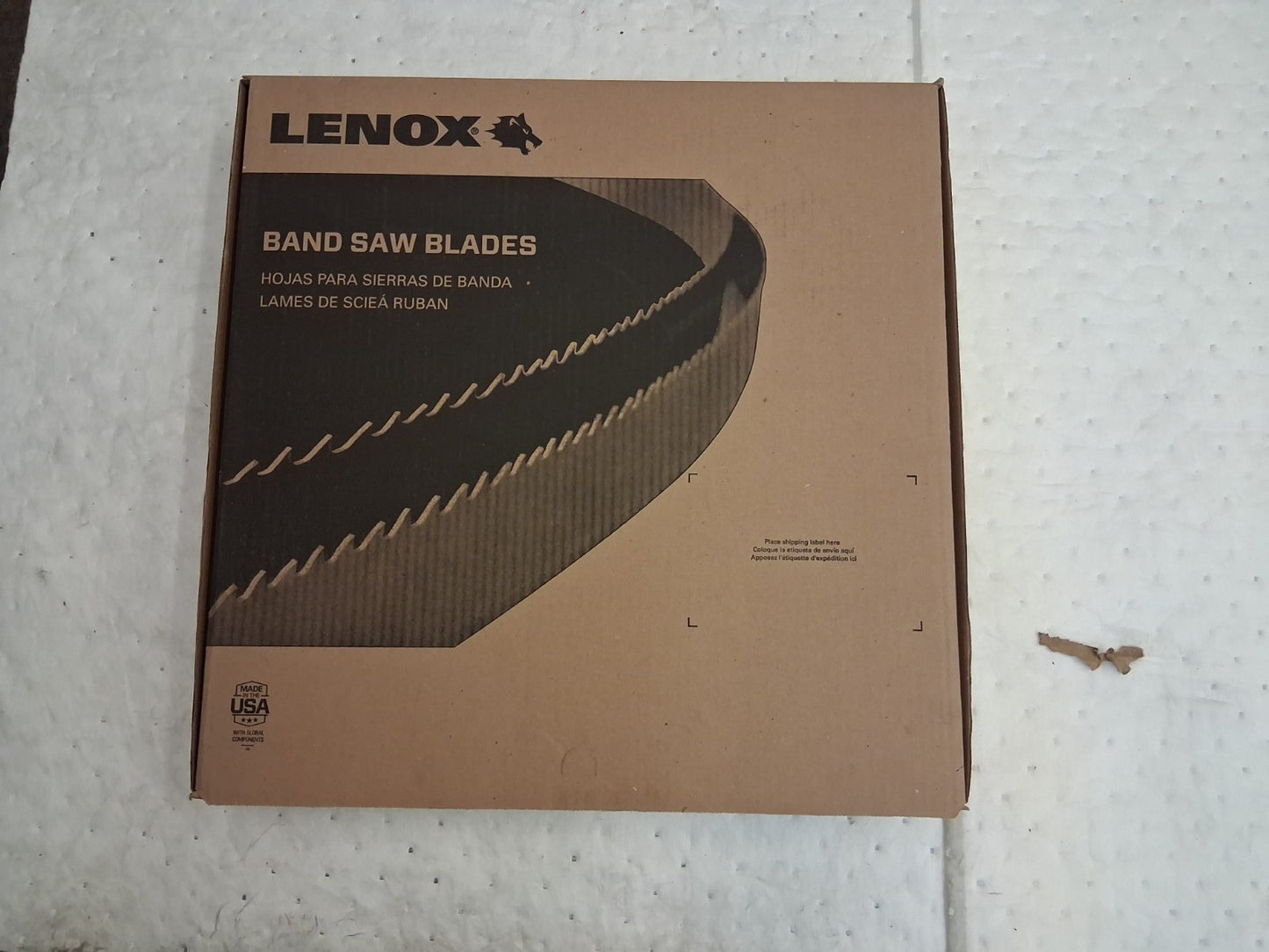 Lenox Welded Bandsaw Blade 13ft 3" L x 1" W x 8-12 TPI 79664CLB134040