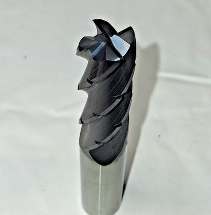 Accupro Solid Carbide Ball End Mill 4FL Single End 4" OAL 3/8" SDia 03