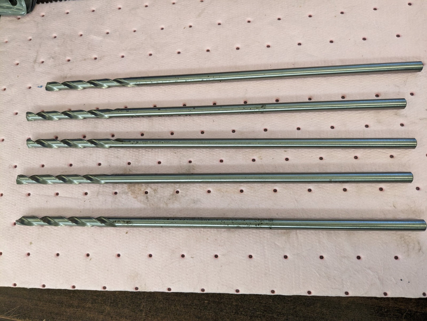 CLEVELAND Aircraft Extension Drill Bits 5pk 21/64 Dia, 135 ° Point HSS C13193