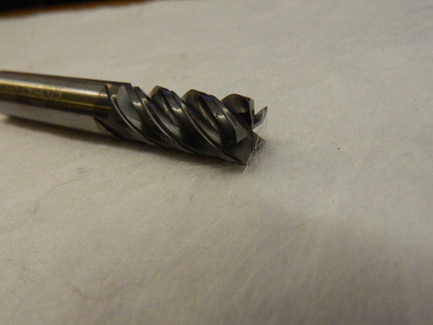 AMERICAN TOOL SERVICE Square End Mill: 7/16'' 5 Fl Solid Carbide 750-4