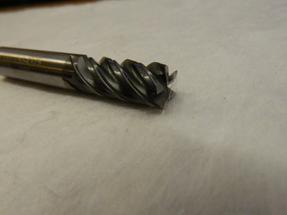 AMERICAN TOOL SERVICE Square End Mill: 7/16'' 5 Fl Solid Carbide 750-4