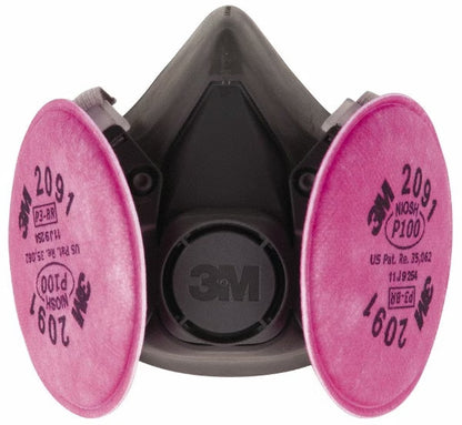 3M  Half Facepiece Respirator with Sealed Cartridge Filters  Large  6391/07003