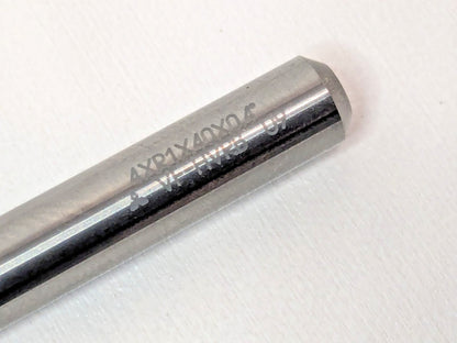 Mitsubishi Carbide End Mill 4 mm Dia X 100mm OAL VFHVRBD040R10N040T09