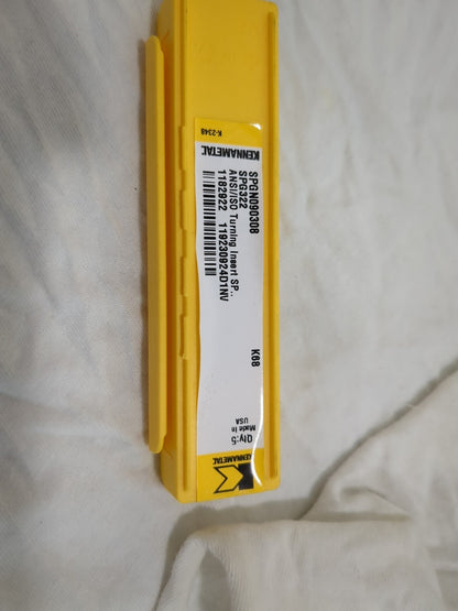 KENNAMETAL Turning Inserts 4pcs : SPG322 K68, Carbide 1182922