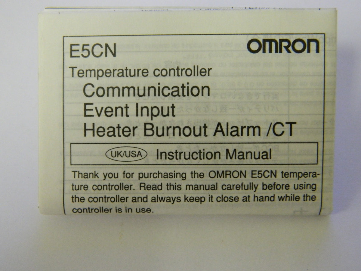 Omron Temperature Control #E53-CNHB