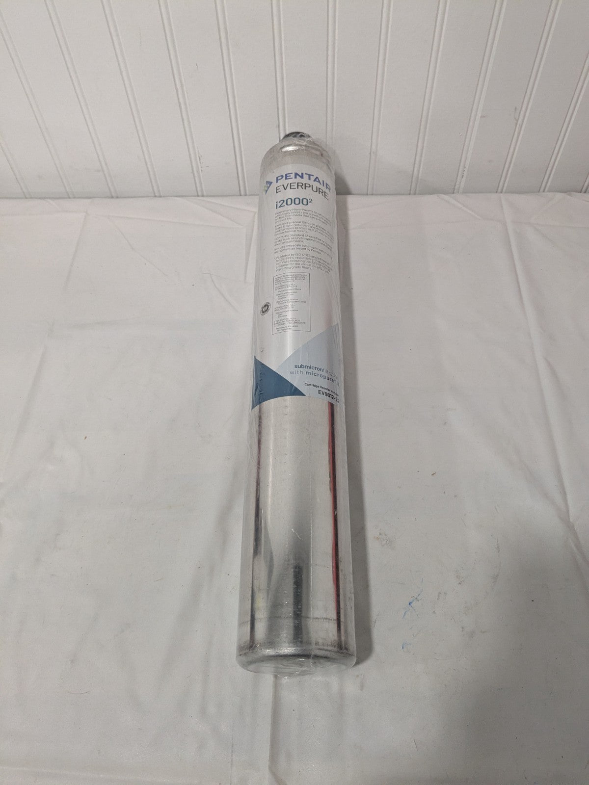 Pentair Plumbing Cartridge Filter: 3-1/4" OD, 20-3/4" Long, 0.5 micron EV961222