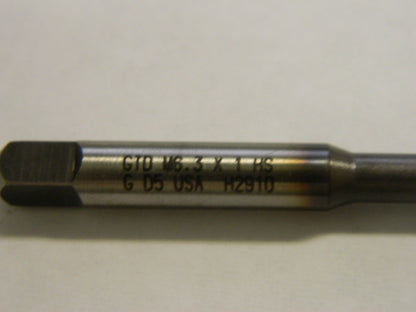 Widia Greenfield Spiral Point Gun Tap M6.3 x 1" D5 2FL HSS Lot of 3 USA #17