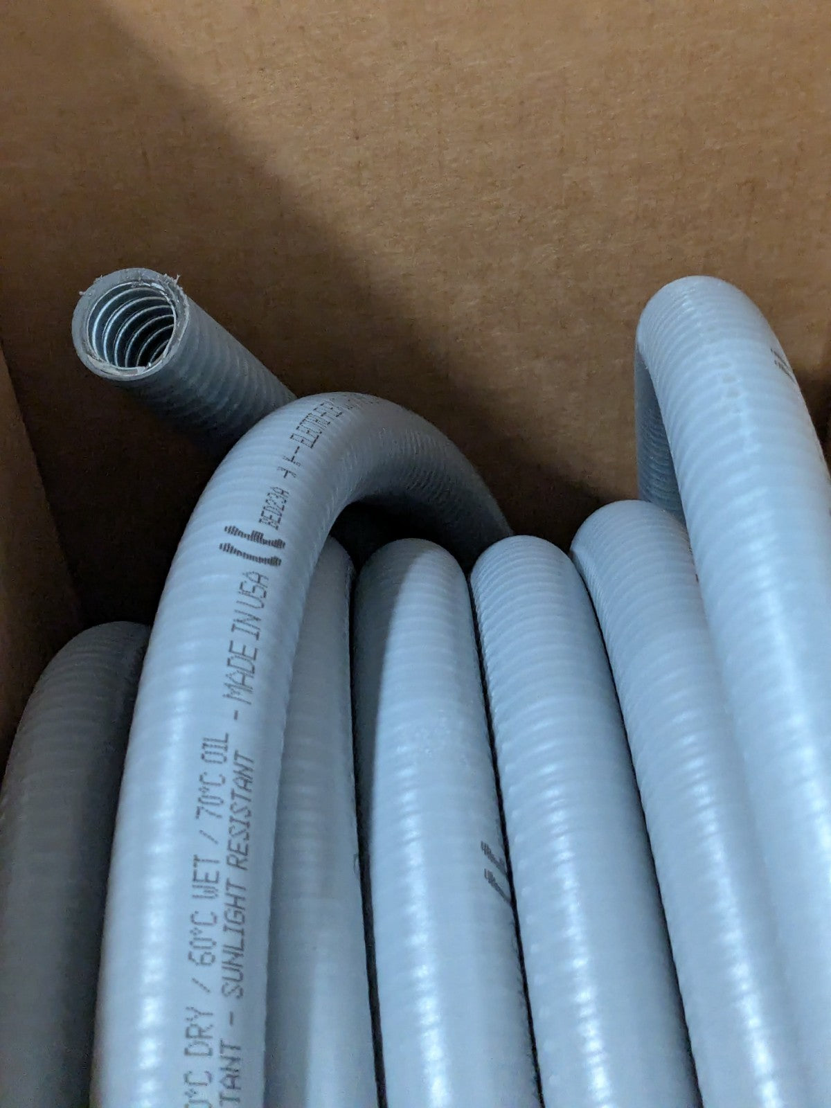 Electri-Flex Co. Flexible Liquidtight Conduit 1/2" Trade Size, 50' Long 11116