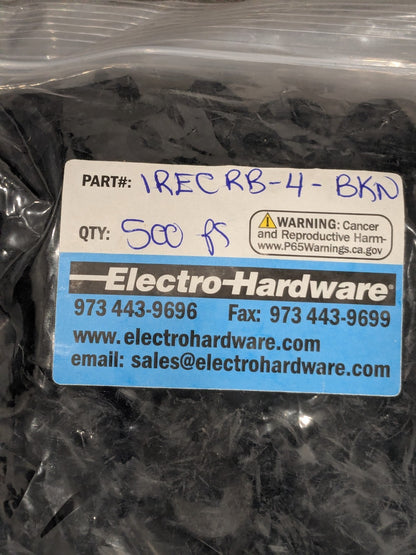 Electro-Hardware Rubber Bumpers 3/8 Thread, 9/16" High 1000 PCS IRECRB-4-BKN