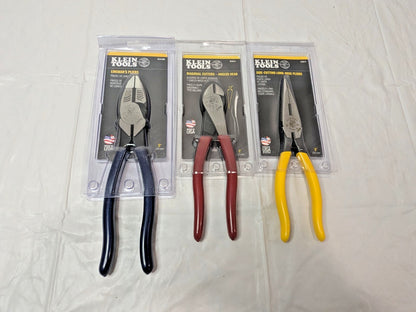 Klein Tools 3 Piece Pliers Combo Set 94034
