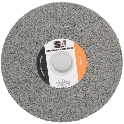 Standard Abrasives Deburring Wheel 6" Dia 1" Face Width, 1" Hole 854153