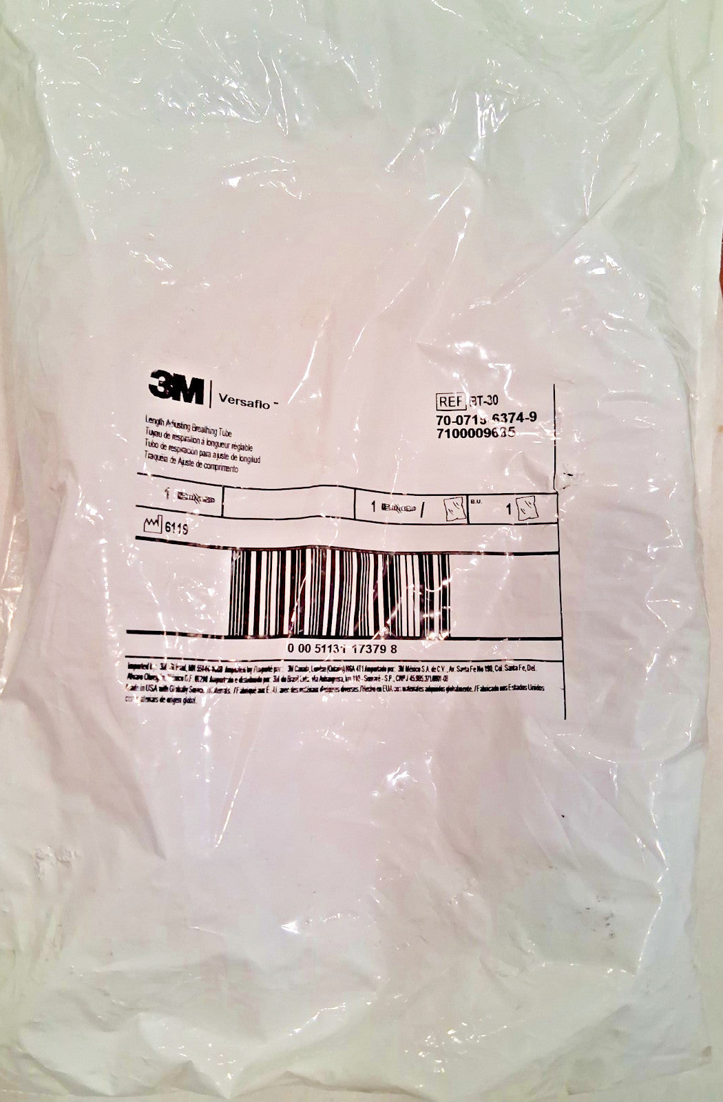 3M SAR Compatible Breathing Tube Compatible with 3M TR-300 7100009685