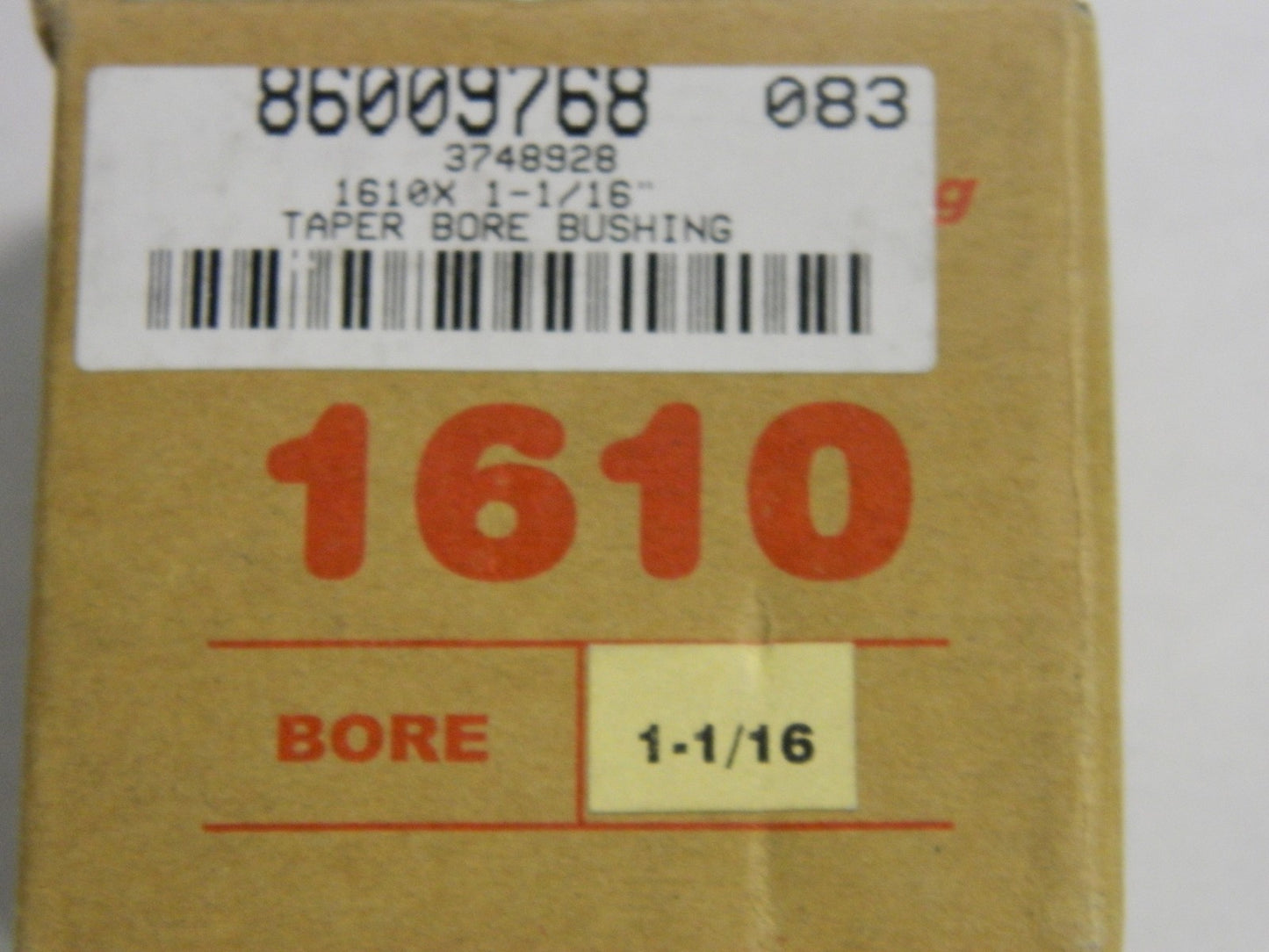 Browning Sprocket Bushings 1-1/16" Tapered Lock Bore QTY 2  3748928