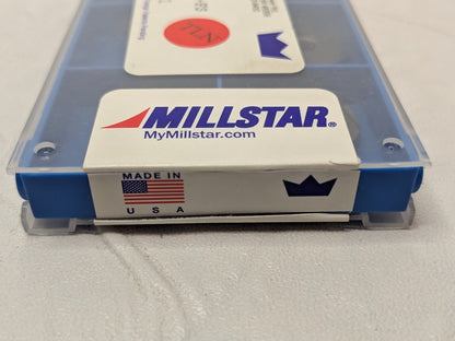 Millstar Carbide Milling Inserts Ball Nose TLN QTY 10 Pcs BS-0750-N-FS