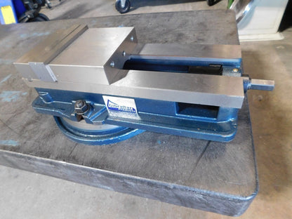GIBRALTAR Machine Vise: 6 Jaw Width Horizontal Swivel Base 428-72692