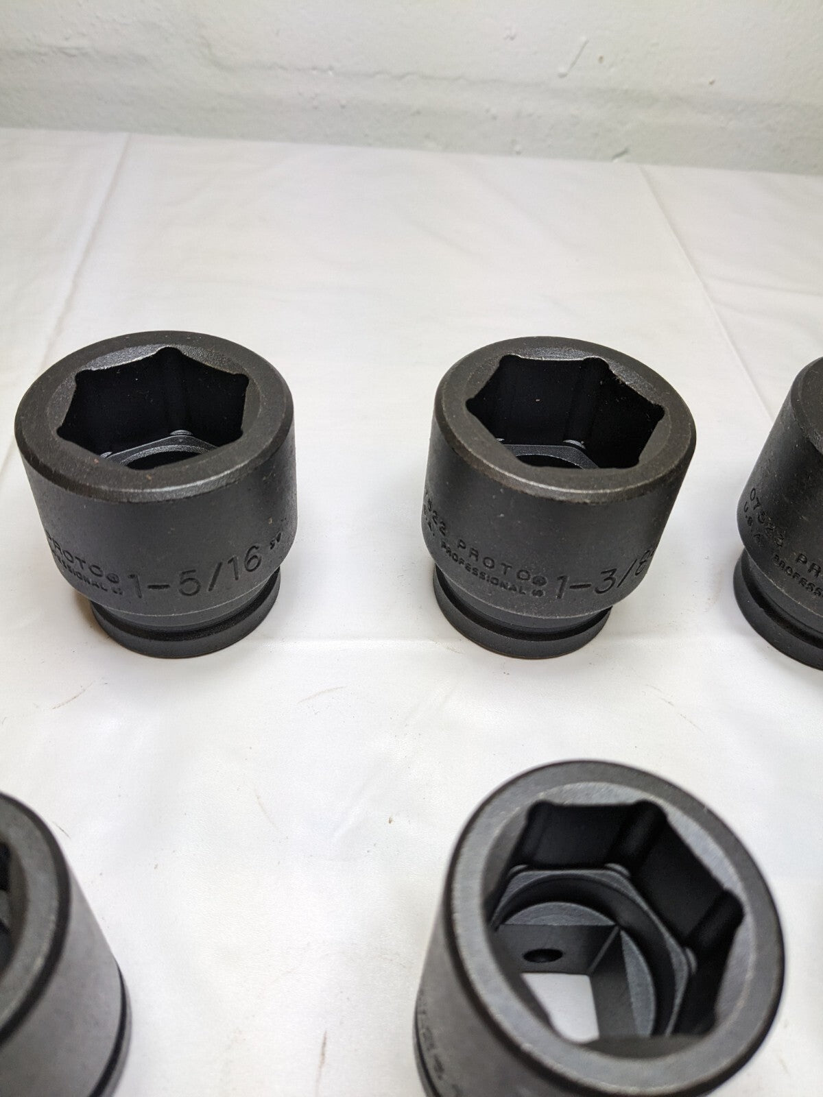PROTO Deep Impact & Standard Socket Set: 6 Pc 1 to 1-1/2" J73103 INCOMPLETE