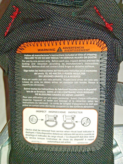 Honeywell Miller Spectra Webbing Fall Limiter Carabiner Connector MFLEW2-3/6FT