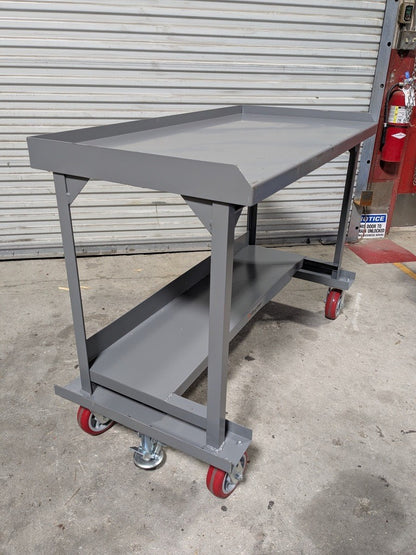 Little Giant Heavy Duty Mobile Work Bench 48" W x 24" D x 36" H 3