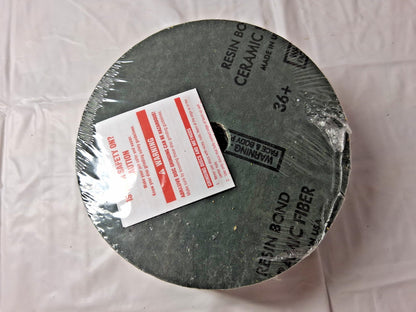 Norton Ceramin Alumina Fiber Discs QTY25 7" Disc Dia 36 Grit 66254427992