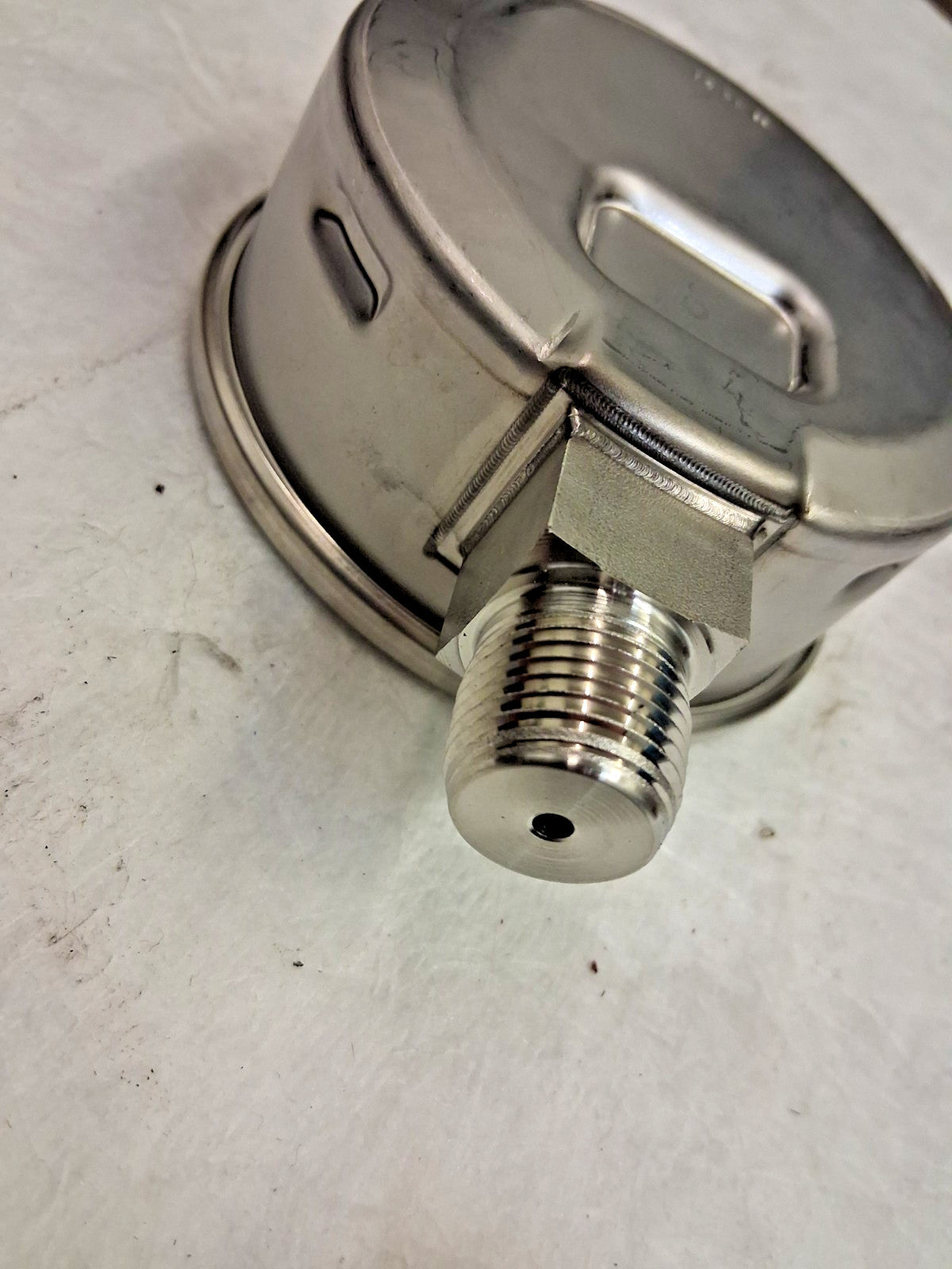 WIKA Pressure Gauge 2-12" Dial Dia 1/4" NPT Lower Mount 9768645