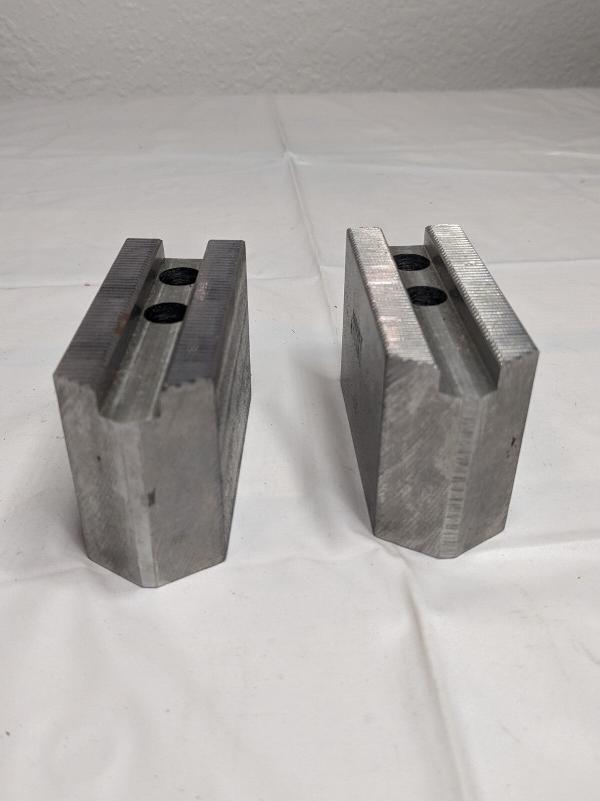 Abbott Soft Lathe Chuck Jaw: Serrated 1-1/4 OAW, 2 OAH, 3 OAL Qty 2 KTT6S1