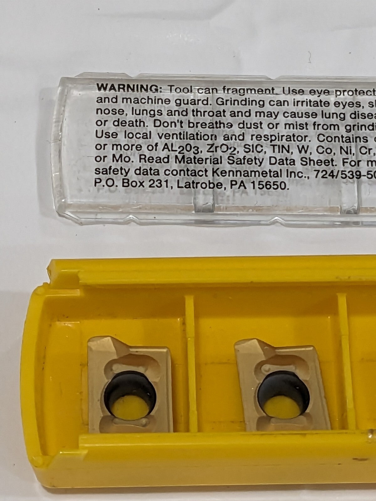 KENNAMETAL  Solid Carbide Milling Insert: ADKT1545PDERGB KC725M Qty 5 1156247