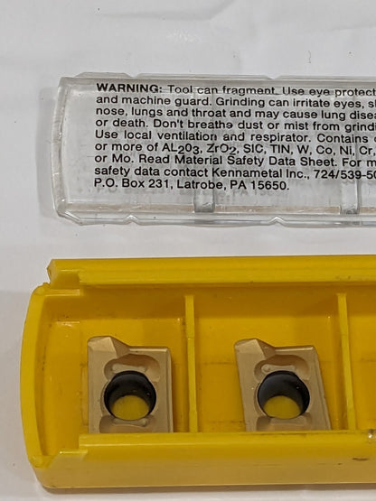 KENNAMETAL  Solid Carbide Milling Insert: ADKT1545PDERGB KC725M Qty 5 1156247