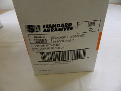 Standard Abrasives 25pcs TR GP  Quick Change Surface Conditioning Disc 840487