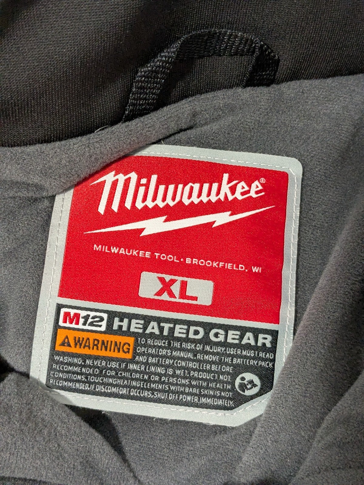 Milwaukee M12 Toughshell Jacket Size XL 58-82-0070 NO BATTERY OR CHARGER