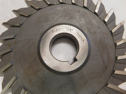 Cobalt Side Milling Cutter 5" x 1/2" x 1-1/4" 24 Teeth 321-5328