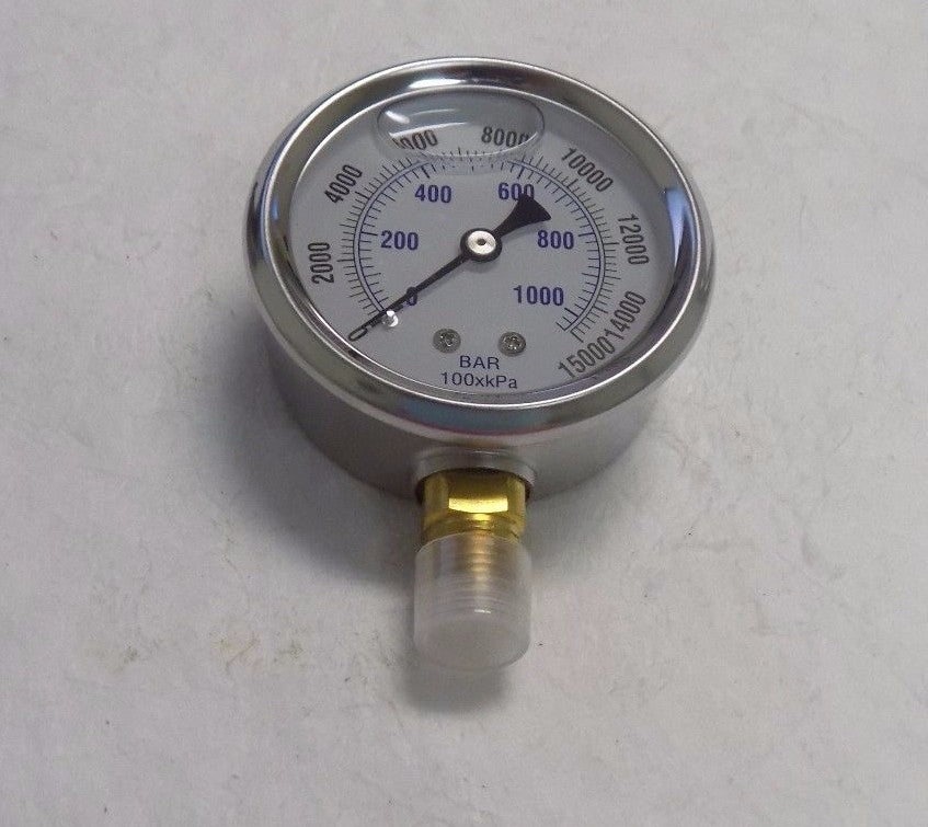 WorkSmart 2-1/2" Face Liquid Gauge #WS-MH-HPC1-039