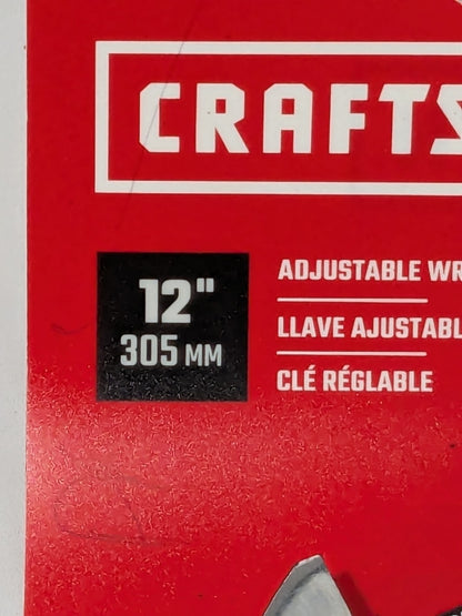 Craftsman Adjustable Wrench 12 in. L CMMT81624