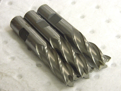 MHC HSS Square End Mills 5/8" x 5/8" x 1-5/8" x 3-3/4" 4F Qt