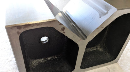 SPI V-Block 5-1/8" Max Capacity  90° V Angle   12" OAL  6" OAW  8
