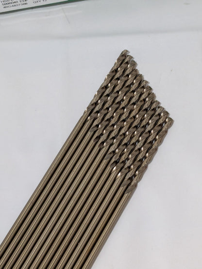 (12) Precision Aircraft Extension Drill Bits: #30, 135 °, 6" OAL Cobalt 5996040