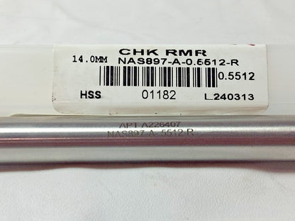 Alvord Polk Chucking Reamers HSS 14MM Straight Shank 8FL 01182