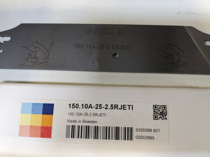 Seco 150.10A Double End Right Hand Indexable Cutoff Blade 03002663