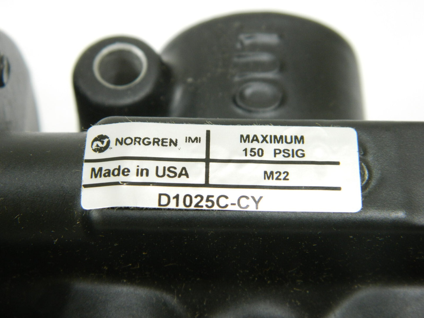 NORGREN Mechanically Operated Valve: Poppet, 3/4" Inlet/Outlet D1025C-CY