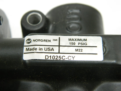 NORGREN Mechanically Operated Valve: Poppet, 3/4" Inlet/Outlet D1025C-CY