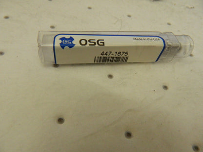 OSG Square End Mill: 3/16" 4 Fl 30 ° Helix qty 3 447-1875