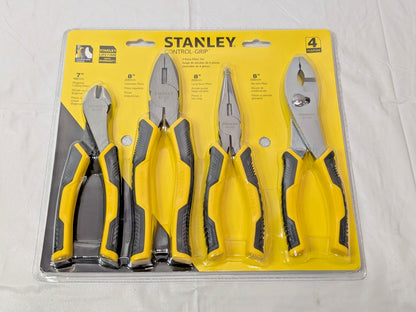 Stanley 4 Piece Pliers Set 84-058