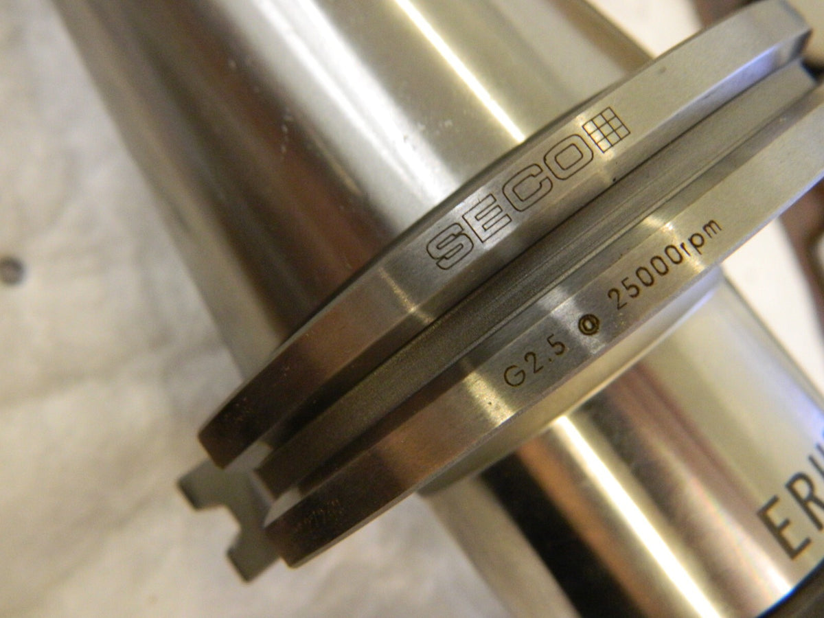 SECO Collet Chuck: 2 to 20 mm Capacity, ER Collet, Taper Shank 02827239