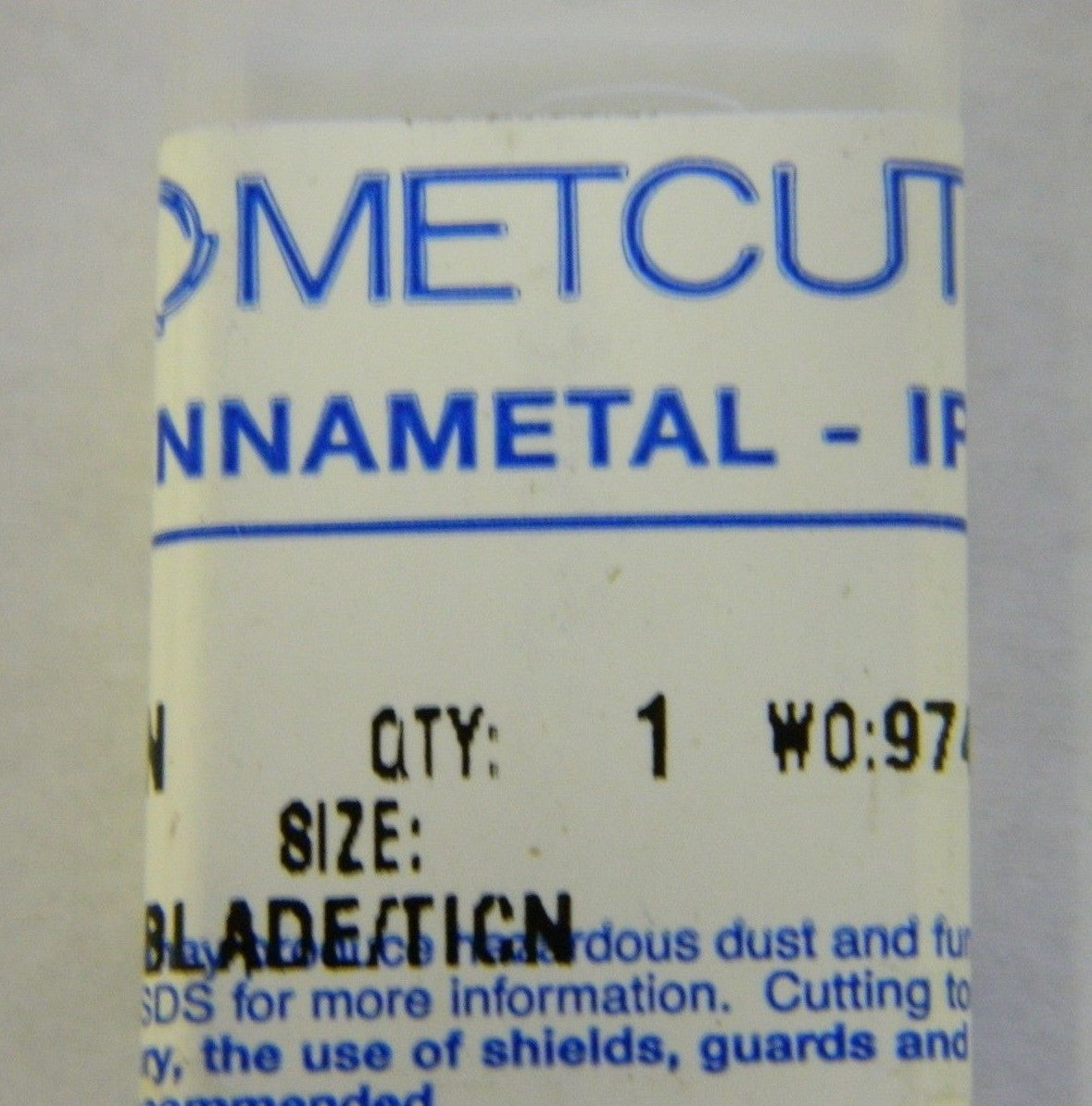 Metcut TiCN FiN Spade Blade Qty. 4 #7F0-0578N