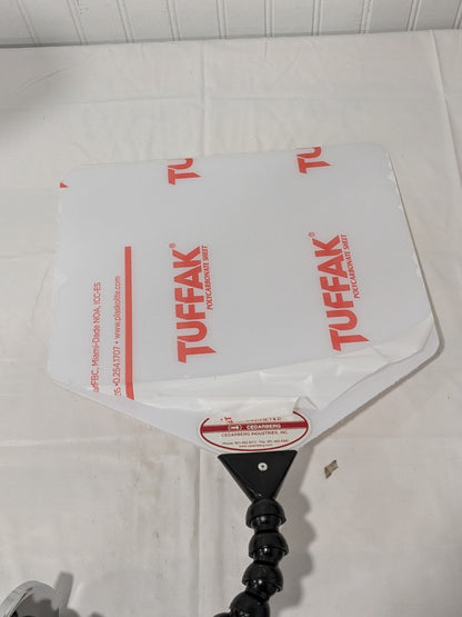 Cedarberg Base & Shield: Polycarbonate, 12" Wide, 12" Long, 1/8" Thick 8550-255