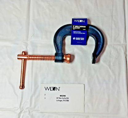 WILTON  C-CLAMP 400 SERIES 2-1/8 "MO 2-5/8"TD 402-P